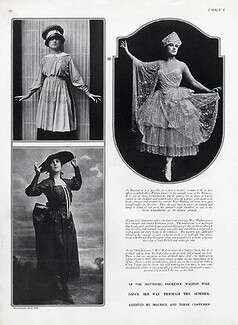 Lucile (Lady Duff Gordon) 1916 Florence Walton, Ziegfeld Girl Theatre Costume, Dancer