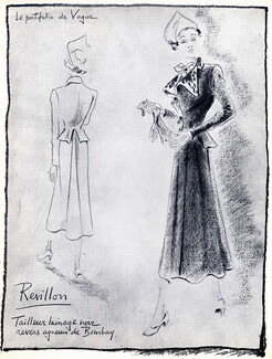 Revillon (Fur clothing) 1937 Suit, Fur, Karsavina