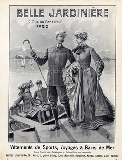 Belle Jardinière 1904 Men's Clothing, Fashion Sport