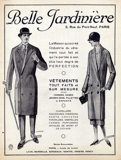 Belle Jardinière 1925 Men's Clothing, Lajarrige