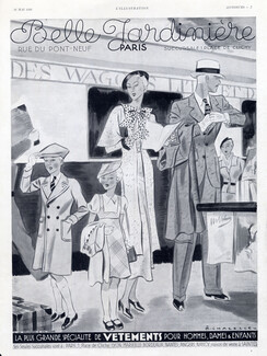 Belle Jardinière 1935 Men's Clothing, A. Chazelle