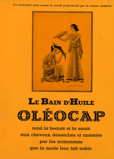 L'Oreal 1937 Oléocap (Hair Care) Le Bain d'Huile, Ray Bret-Koch