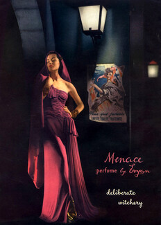 Evyan (Perfumes) 1946 "Menace"