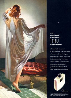 Dana (Perfumes) 1943 Tabu, After-bath, Photo Horst