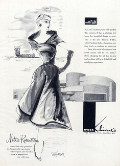 Nettie Rosenstein 1951 Evening Gown