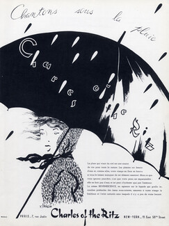 Charles of the Ritz 1954 Yves Tregan, Umbrella