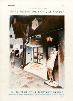 Hellman 1924 "Un Souvenir de la Résistance Passive" Prostitute