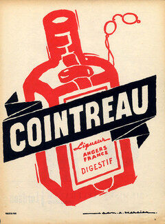 Cointreau 1957 Jean Adrien Mercier