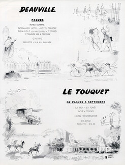 Deauville & Le Touquet 1954 Pierre Pagès