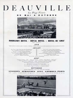 Deauville (City) 1950 Polo, Normandy Hotel...