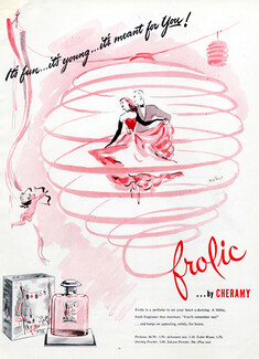Cheramy (Perfumes) 1945 "Frolic" Mc Cullough