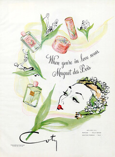 Coty (Perfumes) 1944 Muguet des Bois, lily of the valley