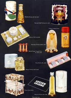 Lucien Lelong (Perfumes) 1941 Balalaika, Impromptu, Whisper..