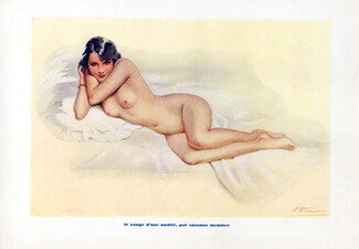 Suzanne Meunier 1928 Le songe d'une nudité, Nude