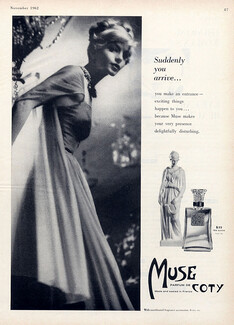 Coty (Perfumes) 1962 Muse