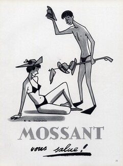 Mossant (Men's Hats) 1954 Raymond de Lavererie