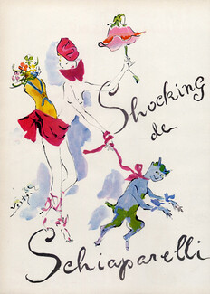 Schiaparelli (Perfumes) 1944 Shocking, Marcel Vertès