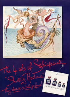 Schiaparelli (Cosmetics) 1945 Mermaid, Surealism, Salvador Dali