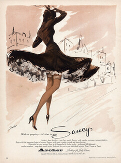 Archer (Stockings) 1956 Drawing, Sabo