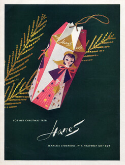 Hanes 1954 Bobri, Gift Box for Christmas Tree