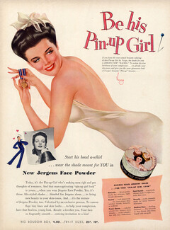 Jergens (Cosmetics) 1943 Pin-up Girl by Varga