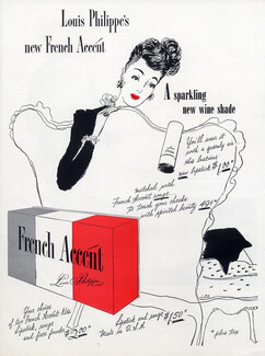 Louis Philippe (Cosmetics) 1946 French Accent Lipstick