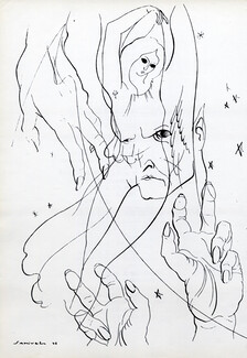 Samivel (Paul Gayet) 1945 L'Assaut Surrealism