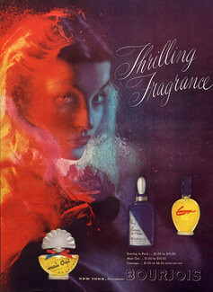 Bourjois (Perfumes) 1944 Mais Oui, Courage, Evening in Paris