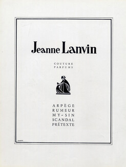 Lanvin (Perfumes) 1954 Paul Iribe
