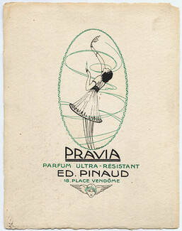 Pinaud (Perfumes) 1913 Pravia, Strimpl, Gazette du Bon Ton