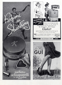 Schiaparelli (Cosmetics) 1939 Powder, Lipstick (L)