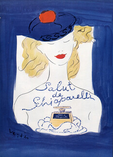 Schiaparelli (Perfumes) 1945 Salut Sailor Marcel Vertès