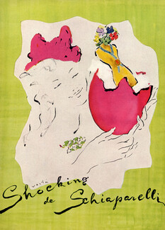 Schiaparelli (Perfumes) 1945 Shocking, Marcel Vertès