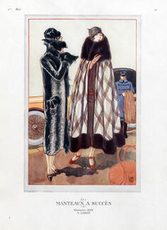 Fourrures Max 1924 "Manteaux à succès" Cape, Fur Coat, Woodruff Porter