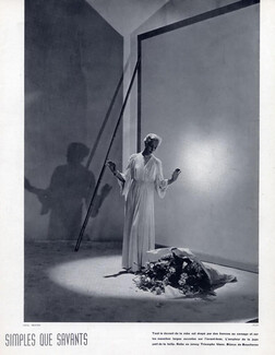 Alix (Germaine Krebs) 1936 Evening Dress, Cecil Beaton, Fashion Photography