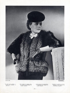 Blondell (Fur clothing) 1940 Silver Fox, Joffé