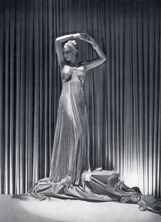 Madeleine Vionnet 1937 Evening Gown, Horst