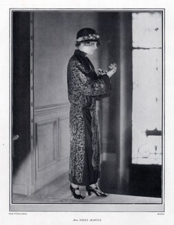 Worth 1925 Evening Coat, Mrs Nelly Martyl, Paul O'Doyé