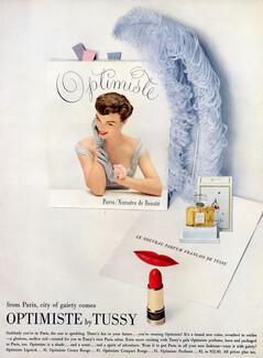 Tussy (Cosmetics & Perfumes) 1949 Optimiste, Lipstick