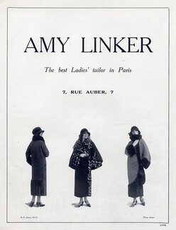 Amy Linker 1923 Coats, Furs, Photo Emera