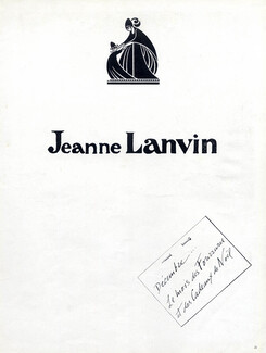 Jeanne Lanvin 1950 Furs, Paul Iribe