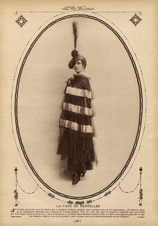 Premet 1914 Cape de Dentelles, Photo Talbot