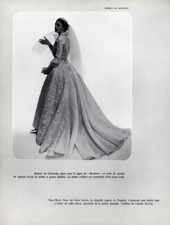 Hubert de Givenchy 1963 Wedding Dress, Fashion Photography