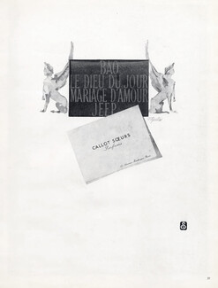Callot Soeurs ( Perfumes) 1945 Félix Agostini