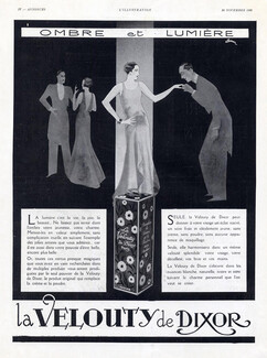 Velouty de Dixor 1930 Ombre et Lumière