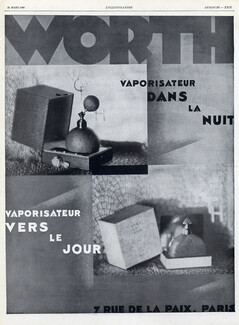 Worth (Perfumes) 1928 Art Deco Style, Vers le Jour