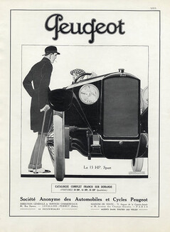 Peugeot 1921 15 HP Sport, René Vincent