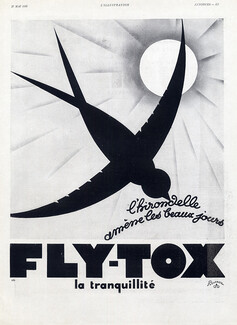 Fly-Tox 1930 L'Hirondelle Albert Pouprou