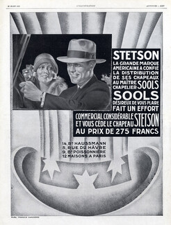 Stetson (Men's Hats) 1928 Sools