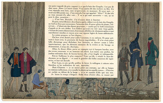 L'impossible Hallali, 1920 - Eyre de Lanux Gazette du Bon Ton, Texte par P. L., 4 pages